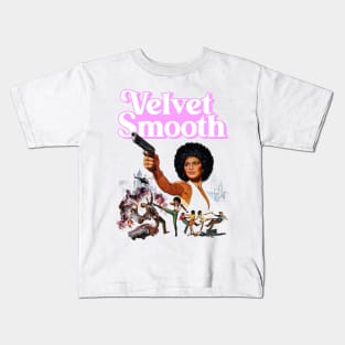 Retro Velvet Smooth ))(( Cult Classic Kids T-Shirt